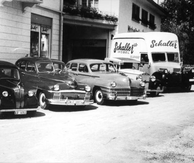 Fahrzeugpark Möbel Schaller ab 1933 