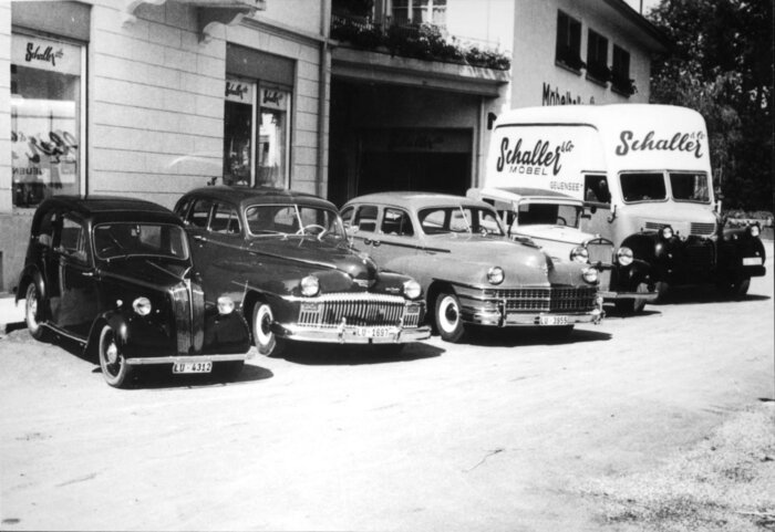 Fahrzeugpark 1933 - Möbel Schaller Fahrzeugpark 1933 - Möbel Schaller