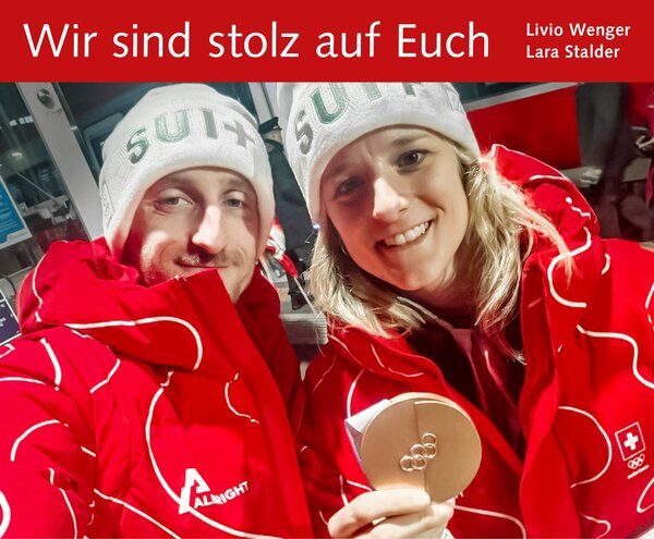 Lara Stalder und Livio Wenger