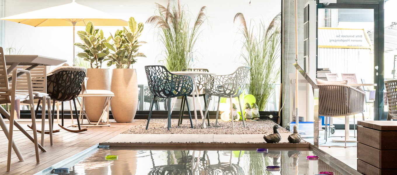Indoor Gartenmöbel-Ausstellung - Möbel Schaller