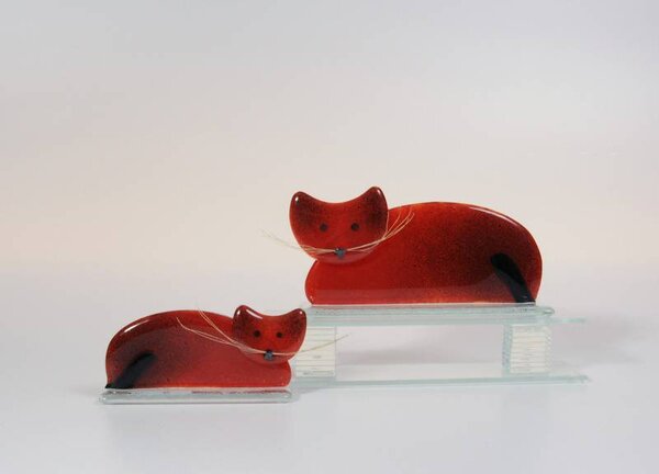 Bettina Eberle Katze Edith rot
