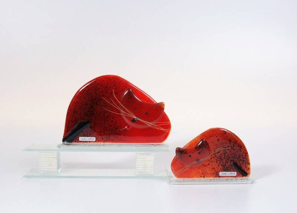 Bettina Eberle Katze Lizzy rot